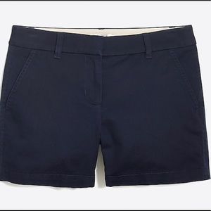 JCrew factory 5” chino navy shorts size 8